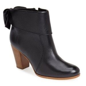 Kate Spade Lanise Bow Side-Zip Heeled Bootie